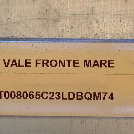 Casa Vale Fronte Mare Holiday home *